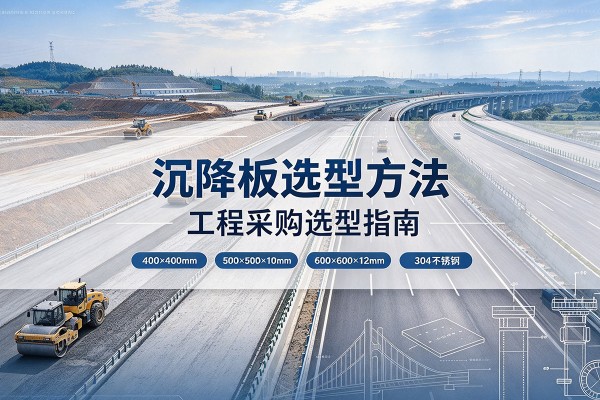 湛江沉降板选择方法