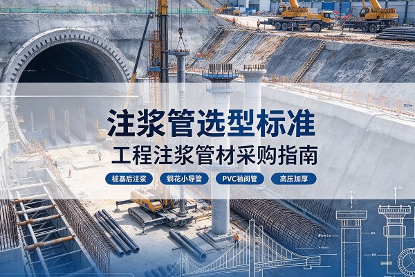 湛江注浆管选型标准